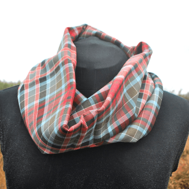 Maxi tour de cou Gordon Red muted